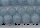 CAQ702 15.5 inches 8mm round natural aquamarine beads wholesale