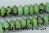 CAU220 15.5 inches 6*12mm rondelle Australia chrysoprase beads