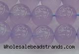 CBC433 15.5 inches 12mm round purple chalcedony beads wholesale