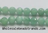 CBJ06 15.5 inches 8mm faceted round jade beads wholesale