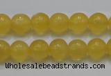CCA05 15.5 inches 10mm round yellow calcite gemstone beads wholesale