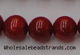 CCB129 15.5 inches 11mm round red coral beads strand wholesale