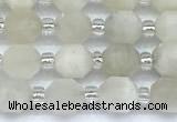 CCB1561 15 inches 5mm - 6mm faceted white moonstone beads