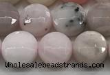 CCB724 15.5 inches 8mm faceted coin pink opal gemstone beads