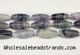 CCB781 15.5 inches 15*38mm - 16*40mm rice fluorite  beads