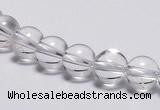 CCC02 15 inches 8mm round white crystal beads Wholesale