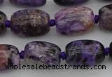 CCG112 15.5 inches 12*16mm drum charoite gemstone beads