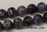 CCG28 15.5 inches 12mm round natural charoite gemstone beads