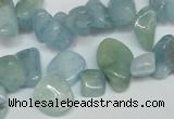 CCH319 15.5 inches 10*15mm aquamarine chips gemstone beads wholesale