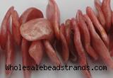 CCH401 15.5 inches 15*28mm - 18*35mm argentina rhodochrosite chips beads