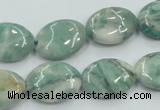 CCJ50 15.5 inches 13*18mm oval African jade gemstone beads