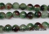 CCN1303 15.5 inches 8mm faceted round rainbow candy jade beads