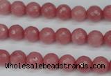 CCN1832 15 inches 8mm faceted round candy jade beads wholesale