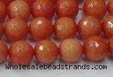 CCN2053 15 inches 10mm faceted round candy jade beads wholesale