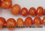CCN2646 15.5 inches 5*8mm - 12*16mm faceted rondelle candy jade beads