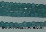 CCN2802 15.5 inches 2mm tiny faceted round candy jade beads