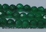 CCN2835 15.5 inches 5mm faceted round candy jade beads
