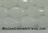CCN3016 15.5 inches 10*15mm faceted teardrop candy jade beads