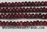 CCN4104 15.5 inches 2*4mm faceted rondelle candy jade beads