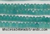 CCN4106 15.5 inches 2*4mm faceted rondelle candy jade beads