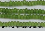 CCN4108 15.5 inches 2*4mm faceted rondelle candy jade beads