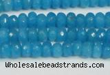 CCN4133 15.5 inches 4*6mm faceted rondelle candy jade beads