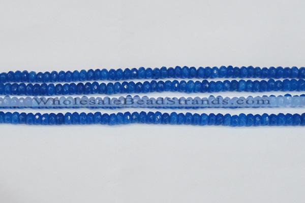 CCN4135 15.5 inches 4*6mm faceted rondelle candy jade beads