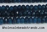 CCN4136 15.5 inches 4*6mm faceted rondelle candy jade beads