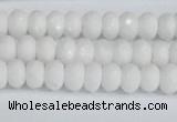 CCN4150 15.5 inches 5*8mm faceted rondelle candy jade beads