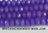 CCN4163 15.5 inches 5*8mm faceted rondelle candy jade beads