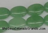 CCN538 15.5 inches 15*20mm oval candy jade beads wholesale