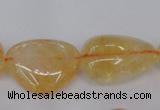 CCR350 15.5 inches 13*18mm - 20*25mm freeform natural citrine beads