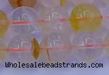 CCR365 15.5 inches 14mm round citrine beads wholesale