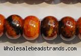 CCS563 15.5 inches 12*16mm rondelle dyed chrysocolla gemstone beads