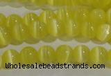 CCT1208 15 inches 4mm round cats eye beads wholesale
