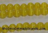 CCT1209 15 inches 4mm round cats eye beads wholesale