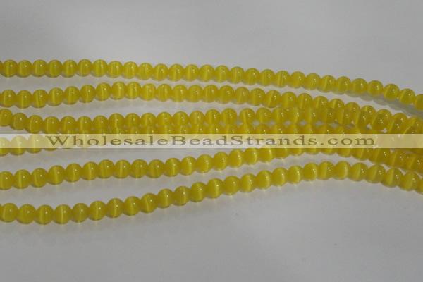 CCT1209 15 inches 4mm round cats eye beads wholesale
