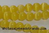 CCT1210 15 inches 4mm round cats eye beads wholesale