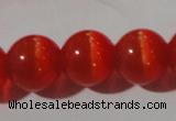 CCT1373 15 inches 7mm round cats eye beads wholesale