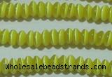 CCT213 15 inches 2*4mm rondelle cats eye beads wholesale
