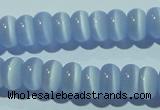 CCT238 15 inches 3*6mm rondelle cats eye beads wholesale