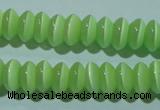 CCT242 15 inches 3*6mm rondelle cats eye beads wholesale