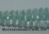 CCT323 15 inches 4mm faceted round cats eye beads wholesale