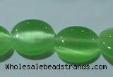 CCT675 15 inches 8*10mm oval cats eye beads wholesale