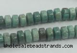 CDB07 15.5 inches 5*8mm wheel natural new dragon blood jasper beads
