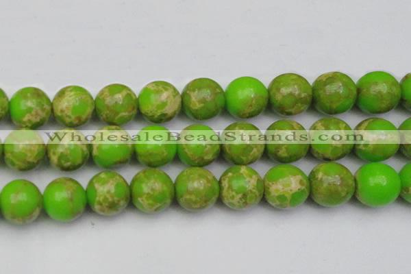 CDE2076 15.5 inches 24mm round dyed sea sediment jasper beads