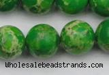 CDE2226 15.5 inches 16mm round dyed sea sediment jasper beads