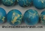 CDE2240 15.5 inches 22mm round dyed sea sediment jasper beads