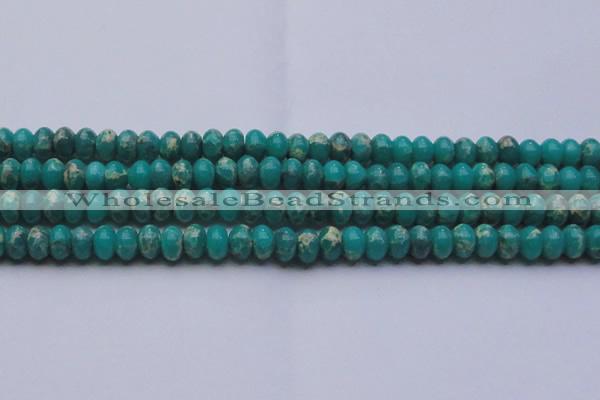 CDE2669 15.5 inches 13*18mm rondelle dyed sea sediment jasper beads