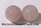 CDN1202 40mm round rose quartz decorations wholesale